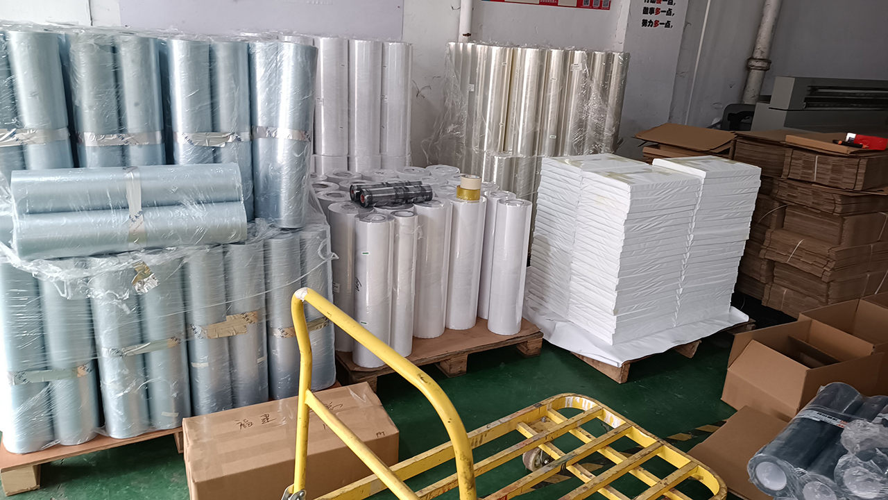 紙質包裝材料水晶標展示-水晶標ab膜工藝